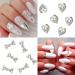 YOSOMK Nail Charms: 30PCS 3D Iridescent Diamonds Rhinestones for Women's Acrylic Nail Art - Buy Online on GoSupps.com