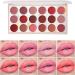 Palette De Rouge L vres | Tr s Pigment | Finitions Mat Et Miroites | Palette De Couleurs De L vres Professionnelles Pour Femmes Petite Amie M re Femme Maquillage De Voyage Finition E - Buy Online on GoSupps.com
