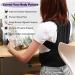 Buy XS-5XL Plus Size Posture Corrector - Adjustable Back Brace for Men & Women - Lumbar Support & Clavicle Trainer - Stop Slouching - Large Black - Buy Online on GoSupps.com