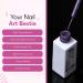 Gel Nail Polish for Nail Art and French Manicure 10 ml - High Precision Brush Gel Nail Varnish Colours for Lines Colors and Professional Nail Decoration (8. Fuchsia Glitter) - Buy Online on GoSupps.com