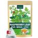 TeeLux TeeLux Pack of 60 Raspberry Leaf Tea Bags Pure Natural Raspberry Leaves Caffeine Free Herbal Tea Bags