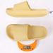 Monerffi Women's Vintage Anti-Slip Beach Sandals - Open Toe Lightweight Casual Slippers (EU 44/45) - Breathable Outdoor Comfort in Yellow - Buy Online on GoSupps.com