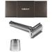 N bly safety razor set for men and women with razor blades and stand