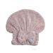 Yuyi Hair Towel Wrap Hair Drying Towel Wrap for Women - Bamboo Hair Towel For Drying Your Hair Natural Soft Super Absorbent Bath Turban for Long Short Or Curly Hair.For Long & Thick Hair Rose