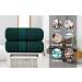 Fluffy 100% Cotton Dark Green Bath Sheets Set of 2 - Eco-Friendly, Super Soft & Highly Absorbent - Oeko-Tex Certified - 34 x 66 Inches - Buy Online on GoSupps.com