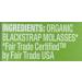 Organic Blackstrap Molasses Unsulphured (Pack of 4) by Wholesome Sweeteners - Buy Online on GoSupps.com