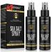 Sea Salt Spray for Men - Texturizing & Thickening Sea Salt Spray Hair Men Natural Salt Spray with Kelp & Red Algae Extract Adds Instant Volume Texture Thickness 3.38 Fl Oz (Pack of 2)