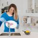 Dish Brush Scrubber with Soap Dispenser Kitchen Brush for Dishes with Stainless Steel Handle with Three Replacement Head(1 TPR+2 Stiff Bristles) No Leak No Crack No Mold Accumulation - Buy Online on GoSupps.com