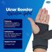 Comfort Cool Ulnar Booster Support for TFCC Tear & Wrist Pain - Right Medium, Black (1 Pack) - Buy Online on GoSupps.com