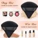 2 PCS Triangle Makeup Puffs for Face & Body - Super Soft Setting Powder Velvet Puff - Buy Online on GoSupps.com