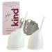 Kind Cup Menstrual Cup | Designed for Comfort | Leak-Free, Reusable | Wear Up to 12-Hours | Tampon and Pad Alternative | Ergonomic Shaped to Fit Your Body (Small/Large, Clear) Small/Regular Clear