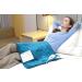 Ruqiji 17''x33'' XXXL King Size Fast-Heating Flannel Electric Heating Pad - 6 Temperature Settings, Pain Relief for Back, Neck, Shoulders, Abdomen, Legs - Light Teal - Buy Online on GoSupps.com
