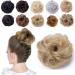 SEGO Hair Tie Bun Hair Extensions Hair Extension Medium Blonde Wavy
