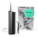 quip Water Flosser with Replacement Tip - Cordless Water Flosser with Adjustable Pressure - Teeth Cleaner Pick with 360 Degree Rotating Replaceable Tip Rechargeable Water Dental Pick - All-Black