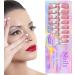 Fake Nails with White Tips - Artificial Full French Nails for Women - Nail Art Products for Wedding Gathering Home Dating Traveling Pochy 01 - Buy Online on GoSupps.com