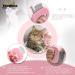 Pet Hair Removal Massaging Cat Comb | Shedding & Grooming Brush for Long/Short Hair | Slicker Brush for Matted Fur | Pink - Buy Online on GoSupps.com