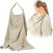 Still towel for on the go Zoneyan Musselin breastfeeding support for babies hottings made of cotton soft and breathable actor breastfeeding for breastfeeding for mother (Khaki)