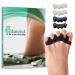 Pedimend Toe separator Toe spacers Gel Toe Separators Bunion Correctors Toe Spacers Toe Straightener Toe Stretcher Big Toe Correctors Toe Separator (Black)