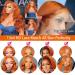 Ginger Orange Body Wave Lace Front Wig 22 inch Brazilian Remy Human Hair - HD Transparent Lace Frontal Wig for Black Women with Baby Hair - Buy Online on GoSupps.com