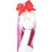 Cheerleader Gifts Softball Cheer Bows - Breast Cancer Awareness Hair Ties - 6 Hair Bows for Girls & Women - Elastic Ponytail Holders - 2pc Set in Black - Buy Online on GoSupps.com