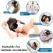 2 Pcs 3D Sleep Eye Mask for Men Women - Ideal for Nap, Travel, Night Shift - Black - Buy Online on GoSupps.com
