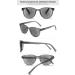 Lanomi Rectangle Reading Glasses with Sun Protection | Prescription Sunglasses for Men & Women | Lightweight 2.0x Outdoor Visual Aid Gray Color - Buy Online on GoSupps.com