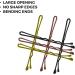 Biribila Bobby Pins 150 Pcs Black 5cm Long Hair Grips with Storage Box - Ideal Kirby Grips for Hair Styling & Make Up - Black, Brown & Gold - Buy Online on GoSupps.com