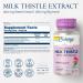 SOLARAY Milk Thistle Seed Extract 350mg | 80% Silymarin | Liver Support | Vegan | Lab Verified | 60 Day Money-Back | 30 Servings - Buy Online on GoSupps.com
