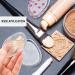AKOAK Silicone Makeup Sponge Set - 2 Transparent Face Applicators for Liquid Foundation Cream CC Cream Concealer & BB Cream - Perfect Blender for Flawless Makeup - Buy Online on GoSupps.com