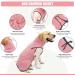 Lianzimau Dog Sweater - Warm Fleece Winter Coat for Large & Medium Dogs - Stylish Pink Jacket for Small Breeds - Perfect for Cold Weather - Buy Online on GoSupps.com