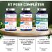 Magnesium Bisglycinate 360 MG - GRANIONS - Strong Dosage Magnesium + Vitamin B6 - Anti-Stress Adult - Magnesium Bisglycinate 360 MG - Stress Fatigue - Magnesium 60 Tablets - Made in France - Buy Online on GoSupps.com