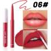  Generisch Set of 6 lip pencils and 6 lipsticks - Lip pencil - Lipstick - Waterproof - Matte lipstick - 6 lip pencils + 6 lipsticks - For beautiful lips - Buy Online on GoSupps.com