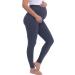 Amorbella Maternity Leggings XL Dark Grey | Over Bump Cotton Soft Pants for Yoga & Pajamas - Buy Online on GoSupps.com
