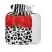 Heat bottle with flowers leopard patterns zebra texture with reference 1 l small warm-up bag for pain relief back pain hot and cold therapy BPA-free
