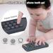 GOQELK Baby Teething Toys for 0-18 Months | Phone Teethers for Boys and Girls | Molar Teether Chew Toys (Pack of 2) - Black+Grey - Buy Online on GoSupps.com