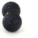 Ficyo Peanut Massage Ball & Scooter Roller | Rehab Yoga Crossfit Anti-Stress Back Pain Relief - Black/Blue - Buy Online on GoSupps.com