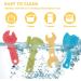 TYRY.HU Teething Toys for Baby Training Baby Toothbrush teether Chew Toy BPA Free Silicone Cooling Tools Shape Baby Teether Relief Gifts for Newborn 4pcs(A) - Buy Online on GoSupps.com
