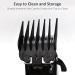 Professional Hair Clipper Attachment Combs Set Black Nylon Guard Guide Combs Compatible with Wahl Standard Full-Sized Magic Clip Super Taper 8148/8504/1919/8591 Hair Clippers (4) - Buy Online on GoSupps.com