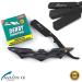 Shop Wooden Razor with 100 Derby Blades - Premium Shaving Set & Beard Scissors | NATRA - International Shipping Available - Buy Online on GoSupps.com