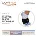 Copper Fit Rapid Relief Plantar Fascia Arch Foot Wrap with Hot/Cold Gel Pack - Black | Adjustable Unisex Adult - Buy Online on GoSupps.com