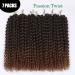 Shop YDDM Passion Twist Hair - 12 Inch Crochet Braids 7 Packs - Synthetic Extensions T1B-30# for Long Bohemian Styles - Buy Online on GoSupps.com