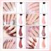 DouborQ Poly Nail Gel Kit With Nail Lamp - 8 Color Builder Kit for Nail Extension | All-in-One Poly Nail Art Gel Tools Set for Beginners - Buy Online on GoSupps.com