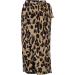 Sanahy Women's Boho Leopard High Low Split Skirt - M Brown - Buy Online on GoSupps.com