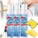 DENGWANG Multi-Purpose Cleaning Foam - Just Spray & Wipe Multi-Purpose Cleaner Foam Spray Foaming Heavy Oil Stain Cleaner Bubble Cleaner Foam Spray for Bathrooms and Kitchens (3PCS 100ML) 3pcs 100ML