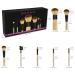 SHANY Bamboo Makeup Brush Set - 7pc Vegan Brushes with Premium Synthetic Hair and Cotton Pouch - Buy Online on GoSupps.com