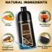 Chestnut Brown Hair Dye Shampoo - 3 in 1 Herbal Color Shampoo for Gray Coverage | 500ml Hair Color for Women & Men - Buy Online on GoSupps.com