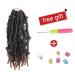 12 Inch Butterfly Locs Crochet Hair 8packs Pre Looped Distressed Faux Locs T30 - Buy Online on GoSupps.com
