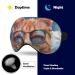 Summer Cat Sleep Mask - Orange Cat Sunglasses Eye Cover with Adjustable Strap | Soft Light-Blocking Blindfold for Women - Buy Online on GoSupps.com
