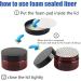 Tianzd 6 Pack Blue 100ml Empty Cream Cans with Black Lid & Spatulas - Ideal for Cosmetics & Storage | International Shipping - Buy Online on GoSupps.com
