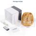 Simpeak 400ml Aroma Diffuser - Ultrasonic Essential Oil Humidifier with Remote Control - Wood Grain Design for Aromatherapy - Perfect for Home & Office - Buy Online on GoSupps.com